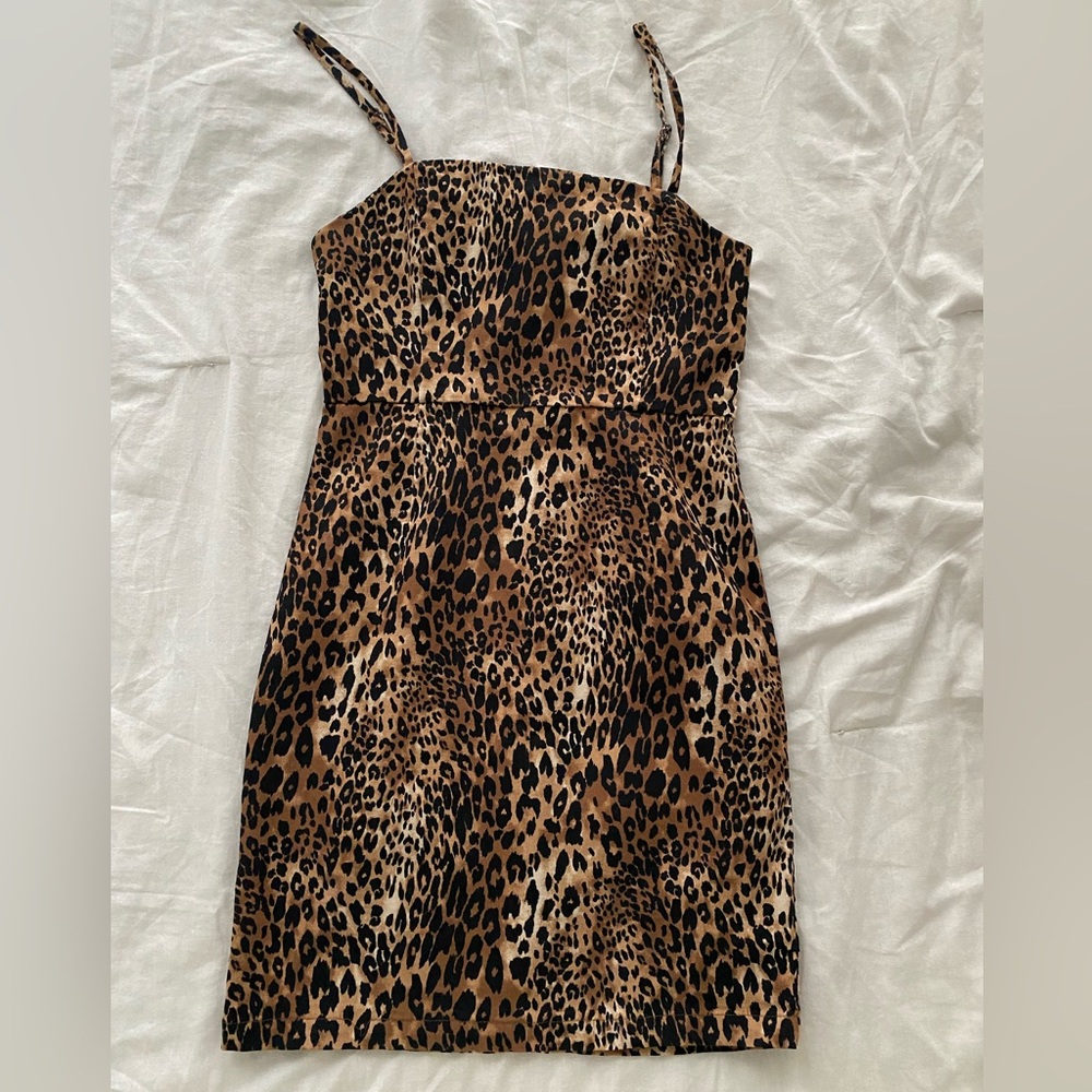 Cheetah print dress